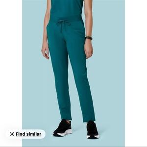 Teal Drawstring Waist Women's Pants